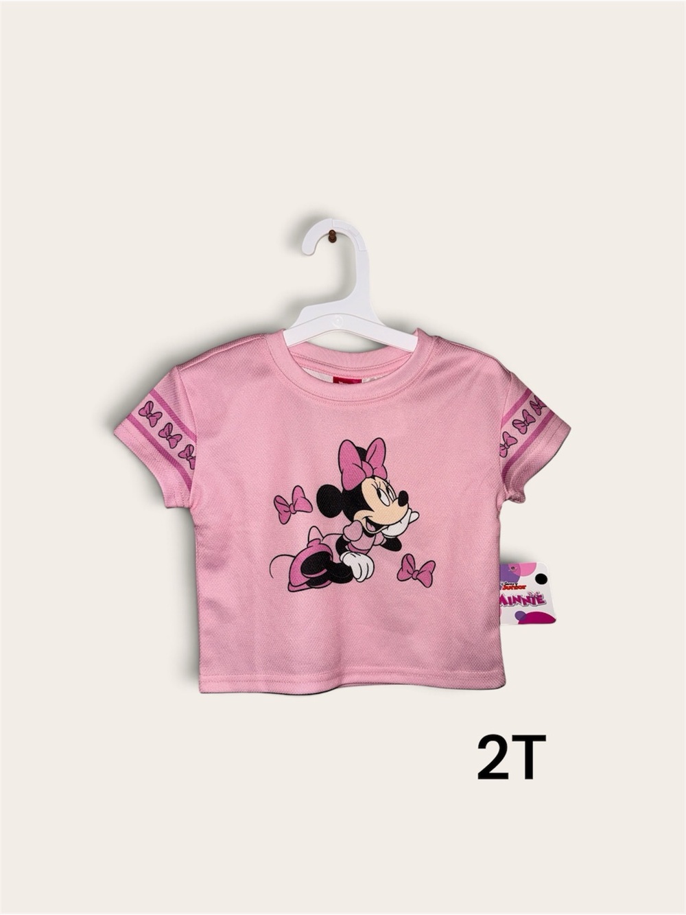 Disney Pink Minnie Mouse Tee for Kids